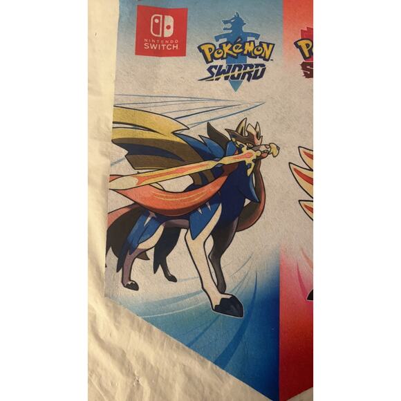 Pokémon Sword Shield  Galar region Sign Banner Flag Felt Nintendo Switch Promo - Picture 5 of 14